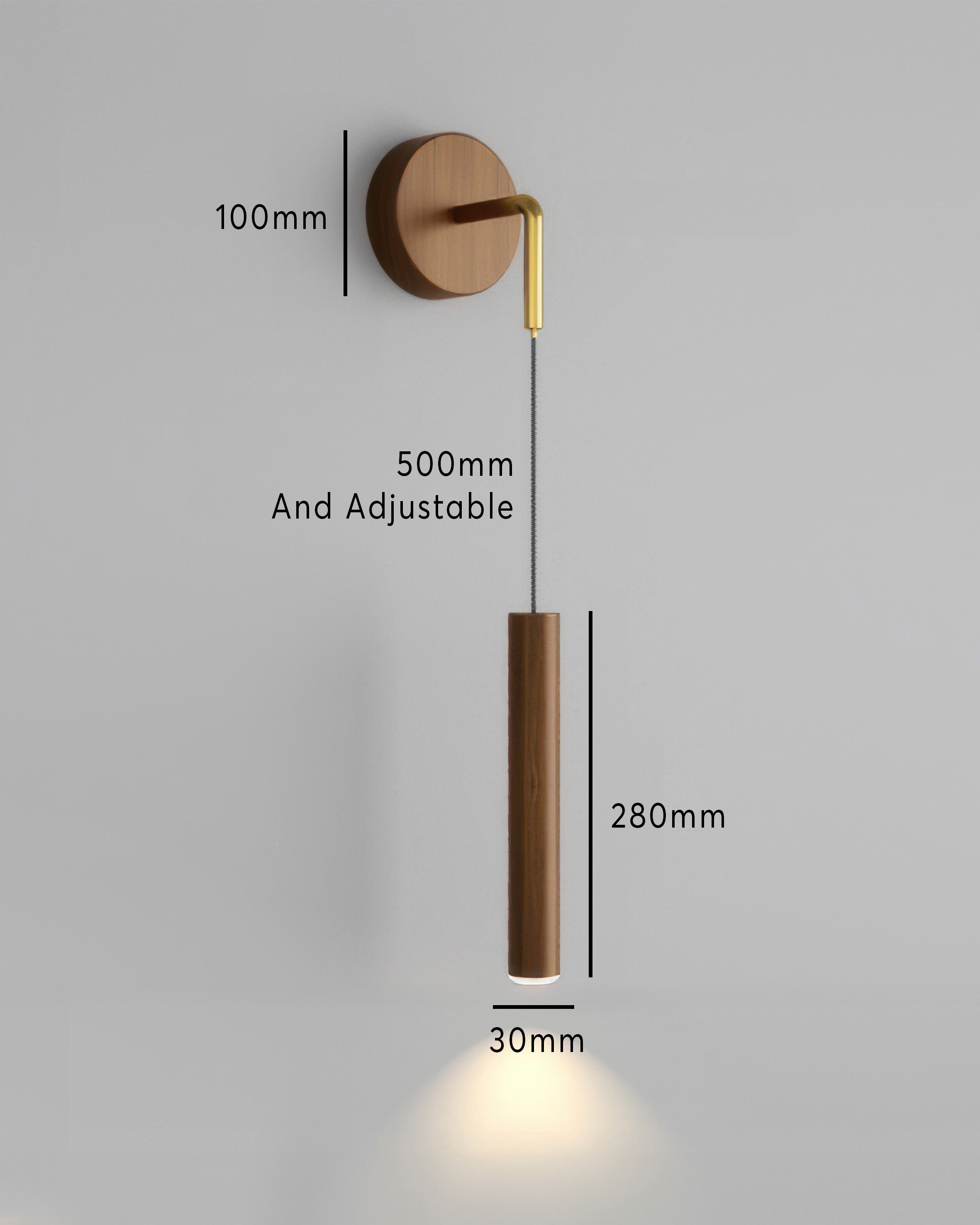 LumaCore Modern Cylinder LED Wall Sconce For Hallways Bedrooms And Living Areas