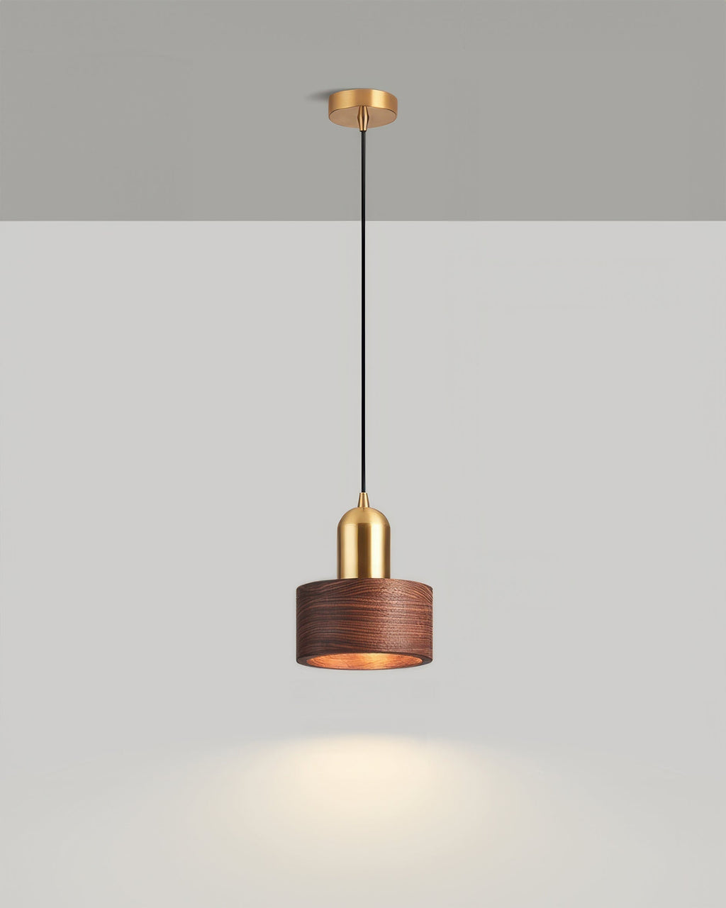 Kurai Cylinder Pendant Light Japanese Inspired Minimalist Ceiling Fixture