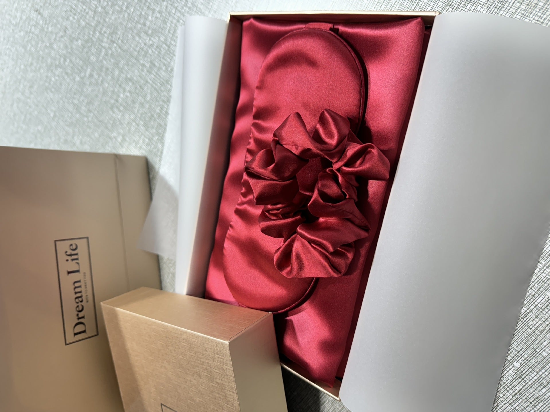 夜曲丝绸睡眠套装含枕套与眼罩