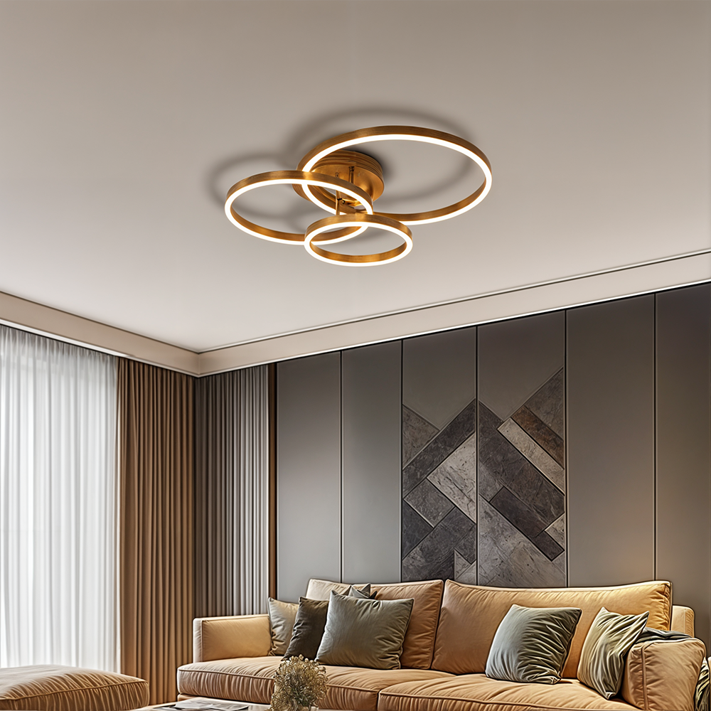 Aurelia LED Ceiling Lamp With Dimmable Finish For Areas