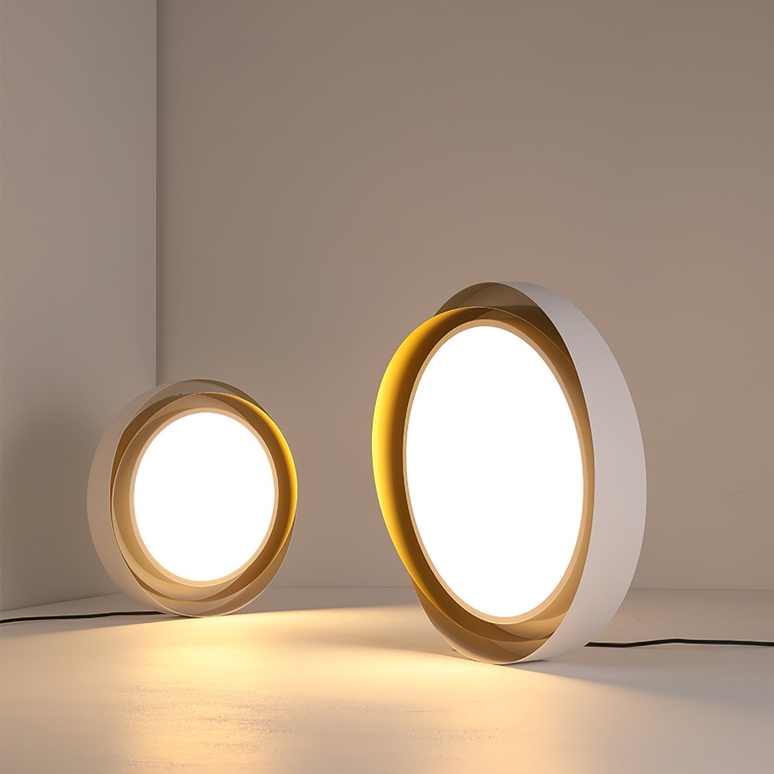 Lyra Halo Ceiling Light With Minimalist Warm Glow Design