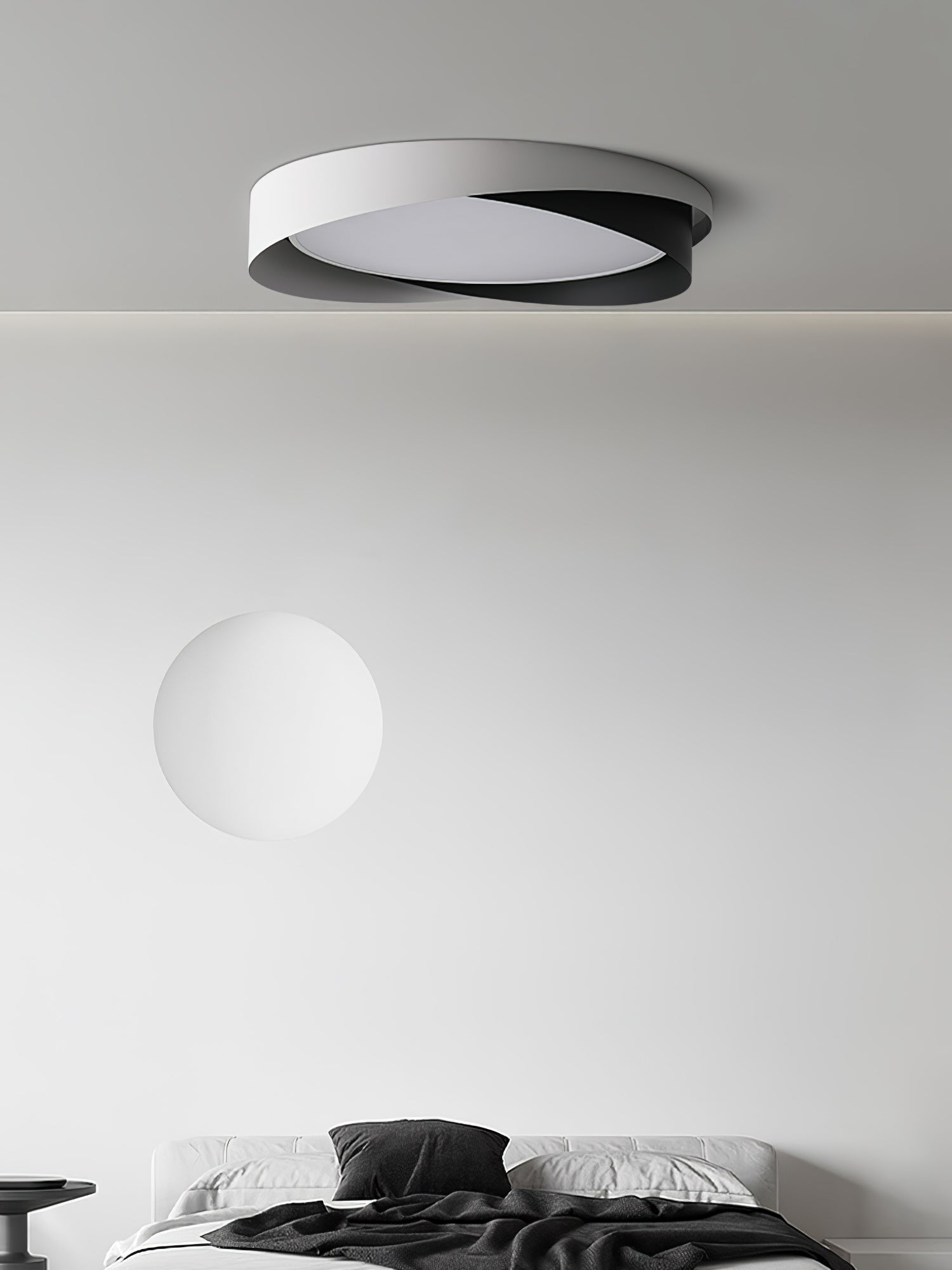 Lyra Halo Ceiling Light With Minimalist Warm Glow Design