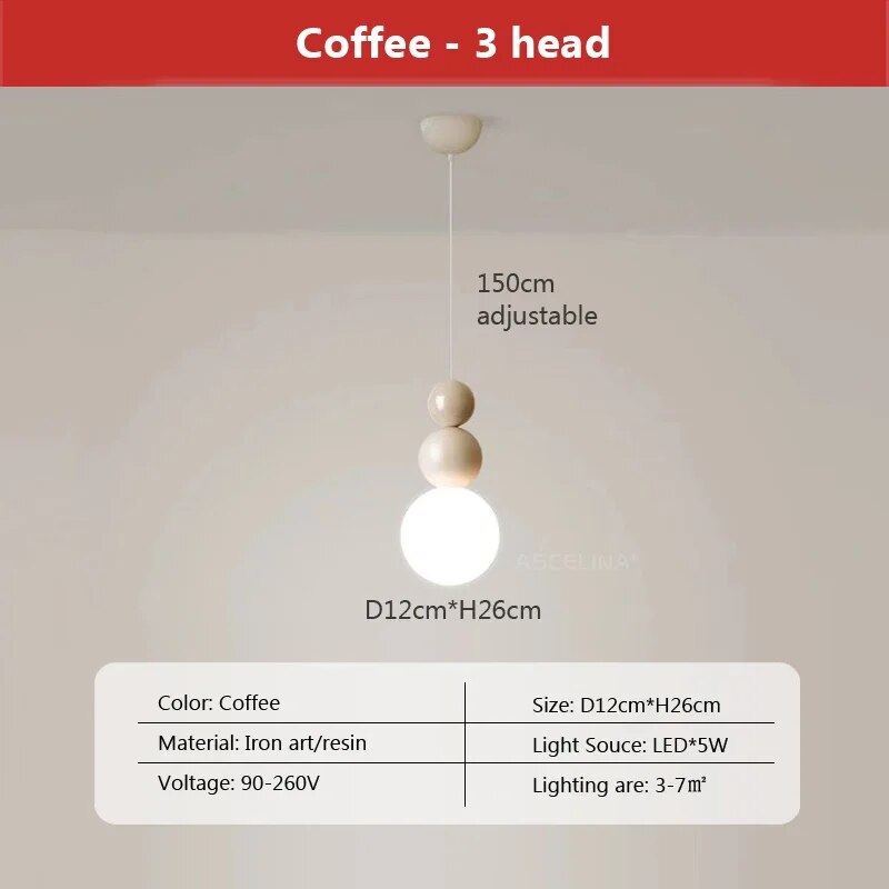 Lampu Gantung LumoSphere Bentuk Bola untuk Cahaya Suasana