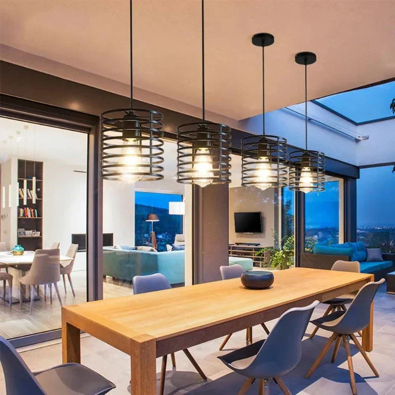 AuroraNook Vintage-Inspired Retro Pendant Ceiling Light