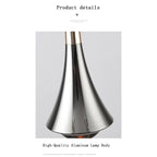 Aurora Dewdrop LED Pendant Lights With Glass Shade