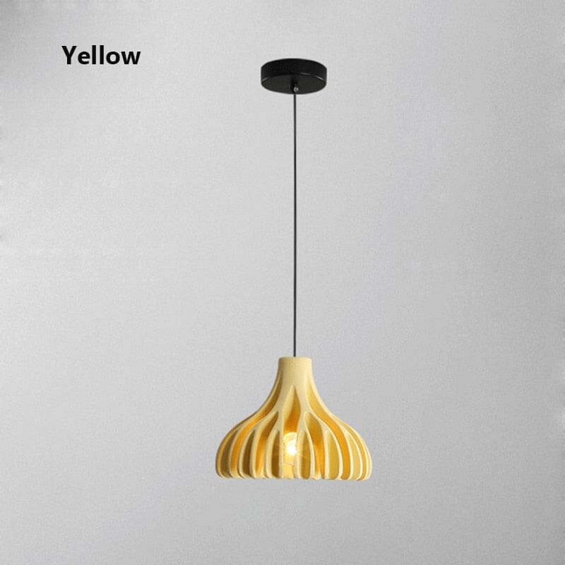 Novaire Macaron Resin Pendant Lamp For Elegant Rooms