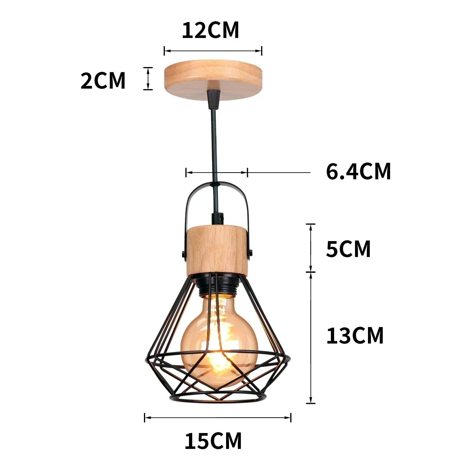 Nordic Solid Wood Pendant Lights For Natural Warmth