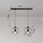 Lyris Glass Pendant Lamps for Modern Kitchens and Bathrooms