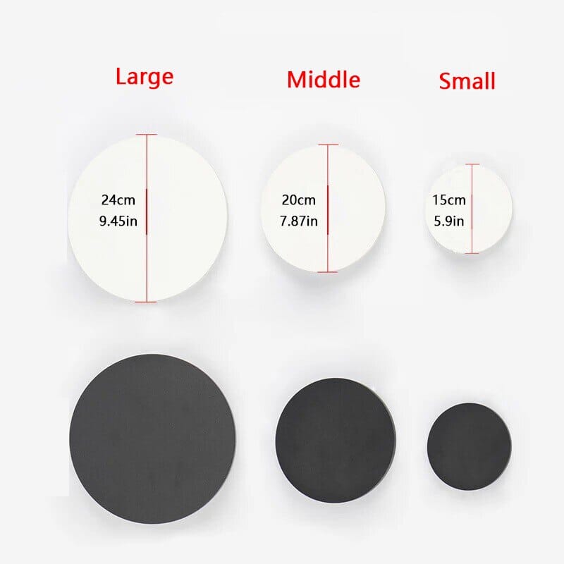 AuraRound LED Loft Lights White Black Gray Ceiling Lamps