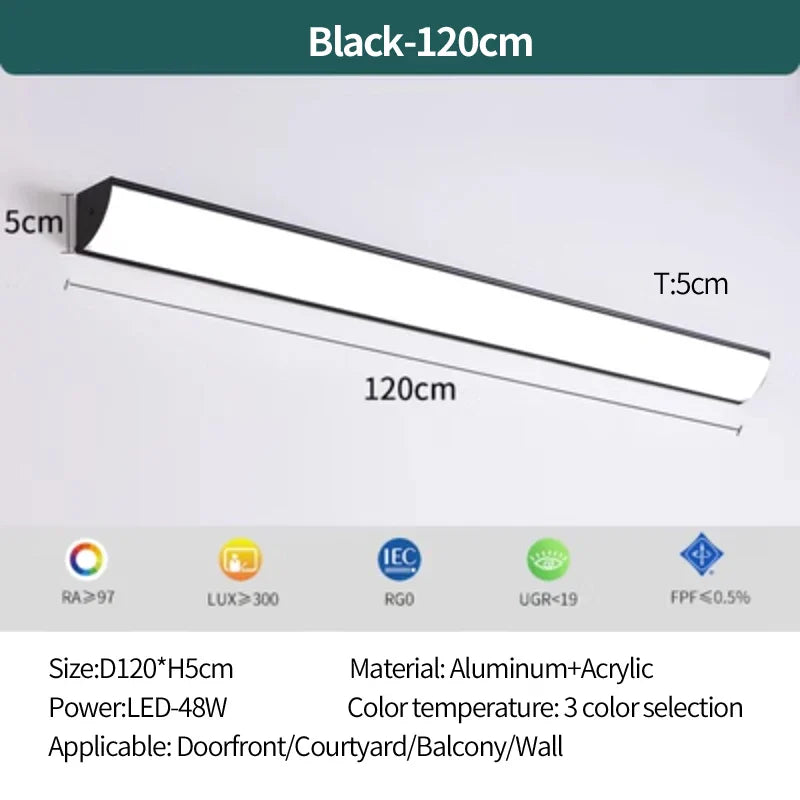 Astraea Outdoor Wall Lamp Rust Resistant LED Light Durable