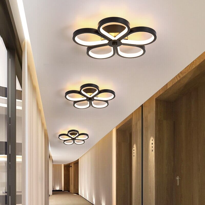 NovaLume Modern LED Ceiling Light Metal Body Acrylic