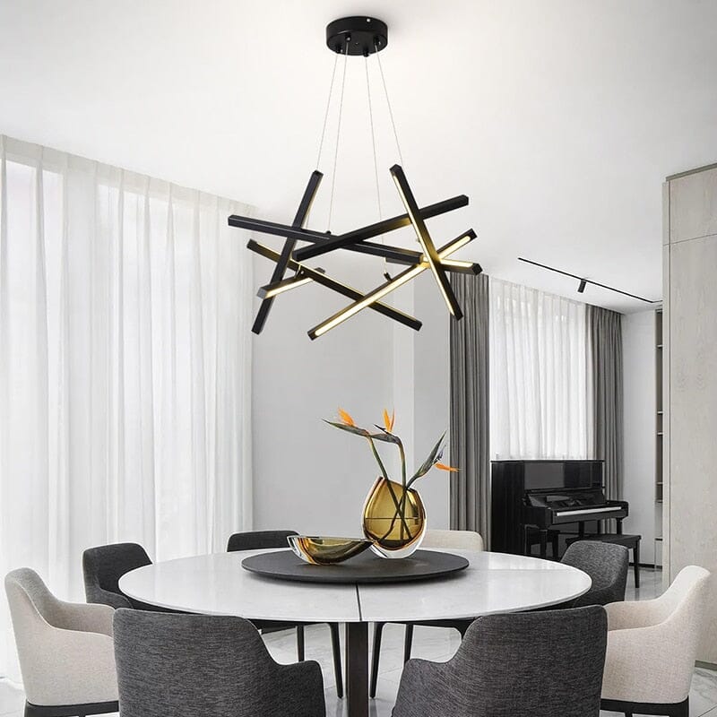 NovaQuell Sputnik Chandelier With Soft LED Ambiance