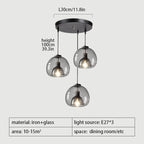 Lyris Glass Pendant Lamps for Modern Kitchens and Bathrooms