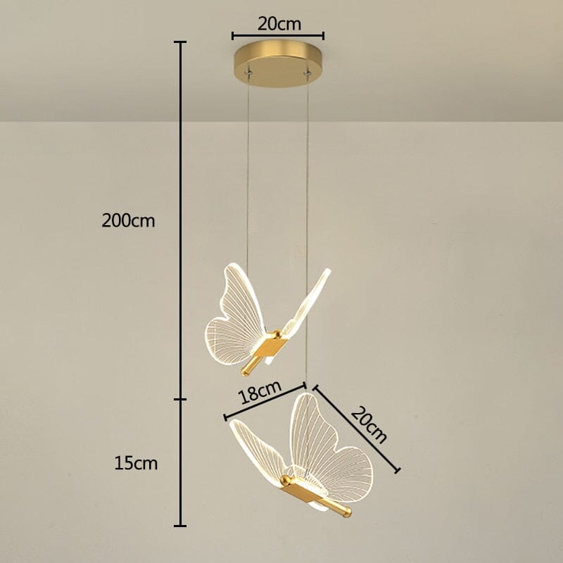 LumiWings Butterfly LED Wall Light With Easy Install