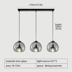 Lyris Glass Pendant Lamps for Modern Kitchens and Bathrooms