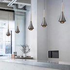 Aurora Dewdrop LED Pendant Lights With Glass Shade