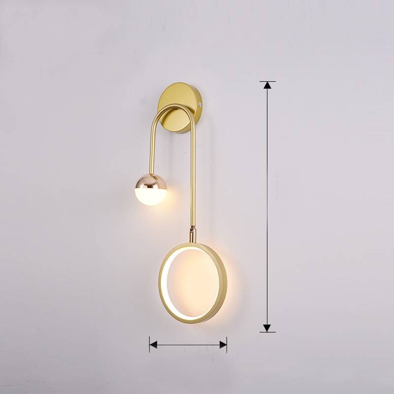 NordicGlow Acrylic Wall Light for Modern Living Spaces