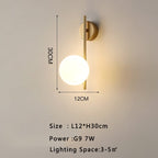 Lyra Wall Lamp Nordic Style With Warm Glow for Home