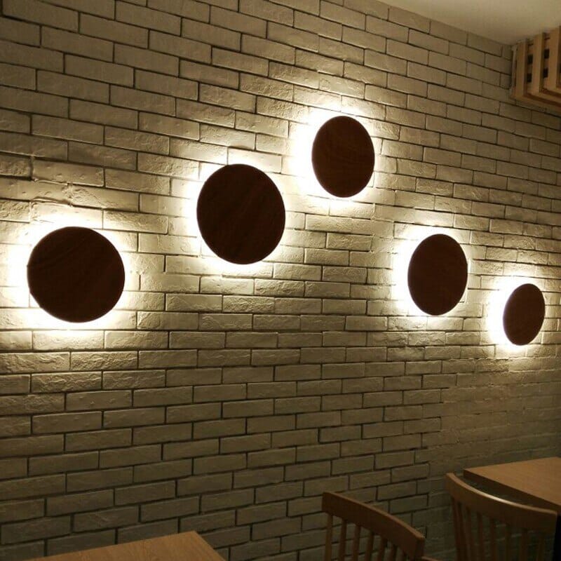 AuraRound LED Loft Lights White Black Gray Ceiling Lamps