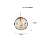 Aeris Glass Pendant Light Minimalist Ceiling Lamp Modern Living
