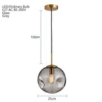 Aeris Glass Pendant Light Minimalist Ceiling Lamp Modern Living