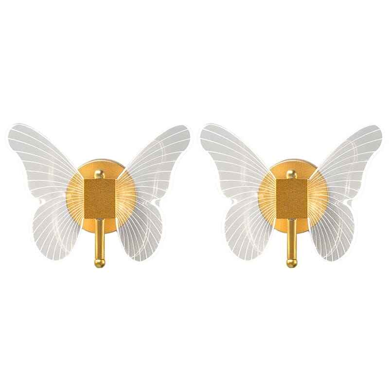 LumiWings Butterfly LED Wall Light With Easy Install