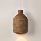 Aurek Wabi-Sabi Cement Pendant Lamp With Adjustable Cord For Home