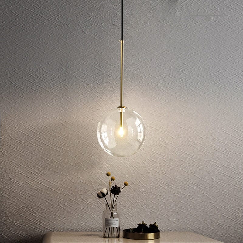 Arden Nordic Glass Orb Pendant Lights by Linvale Studio