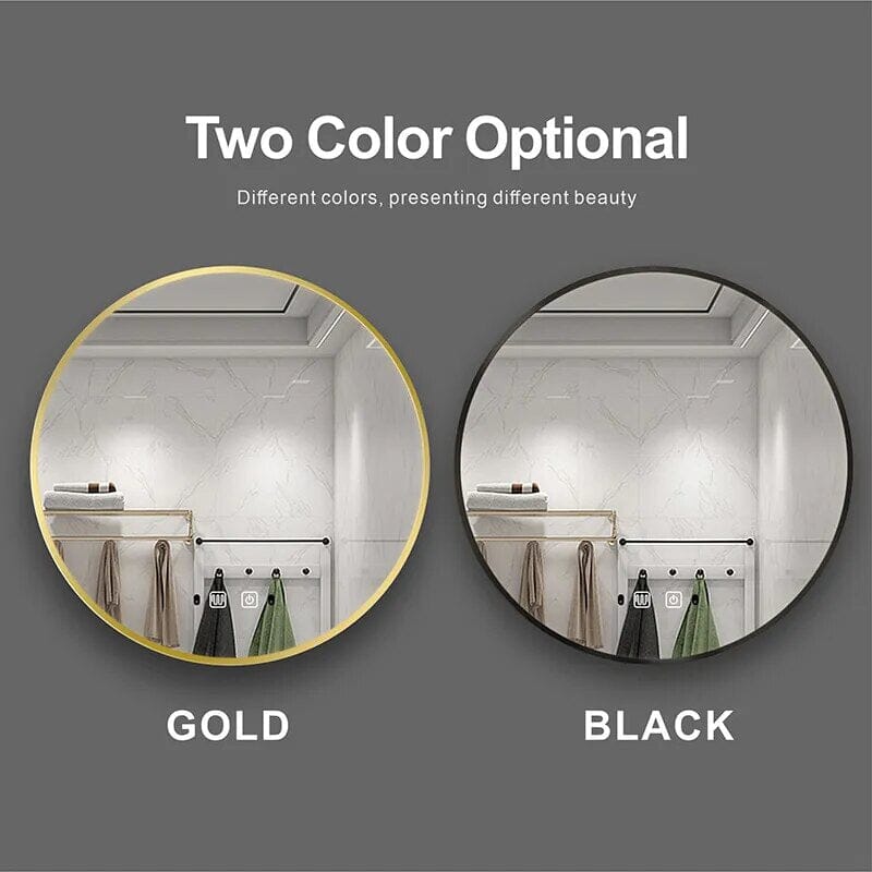 Alera kerek sminktükör beépített LED világítással