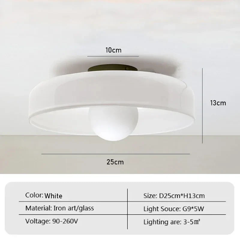 Lámparas de Pared de Vidrio Nórdico Liora Iluminación de Acento Colorida