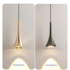 Aurora Dewdrop LED Pendant Lights With Glass Shade