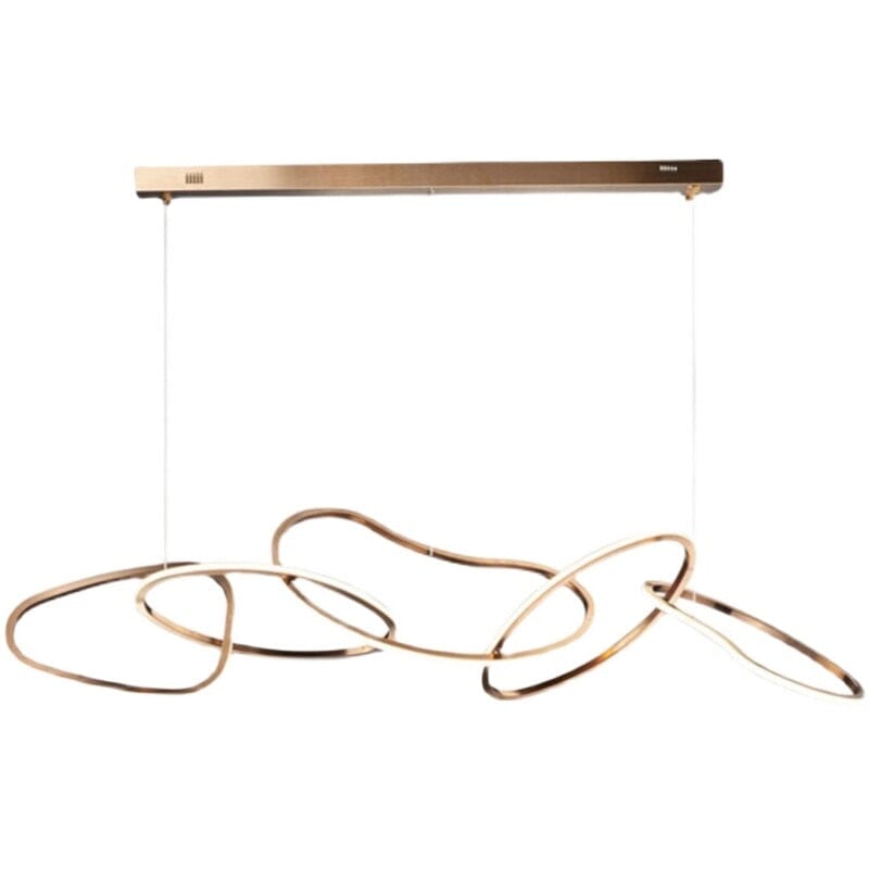 Cirque Ring Pendant Light in Rose Gold or Gold Finish