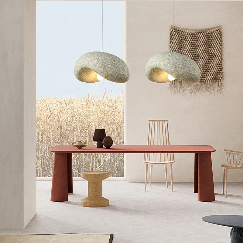 Mori Wabi Sabi Függeszték Fémmunkás Felülettel