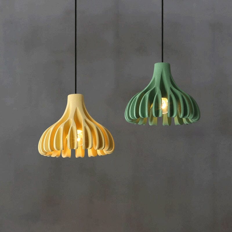 Novaire Macaron Resin Pendant Lamp For Elegant Rooms