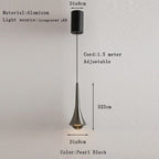 Aurora Dewdrop LED Pendant Lights With Glass Shade