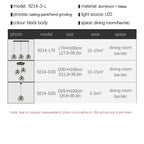 Lyris Glass Pendant Lamps for Modern Kitchens and Bathrooms