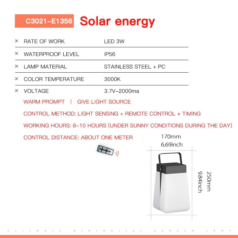 FjordGrove nordiske solcelle hage lamper for utendørsområder