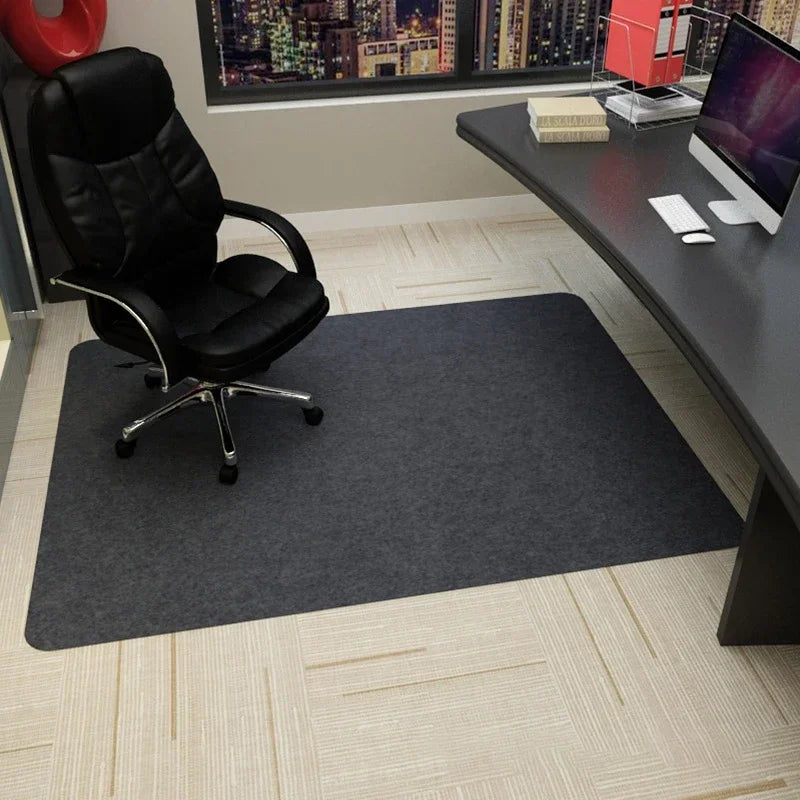 Tapis de protection de sol antidérapant 90x120cm pour chaise de bureau, pour jeux et bureau à domicile