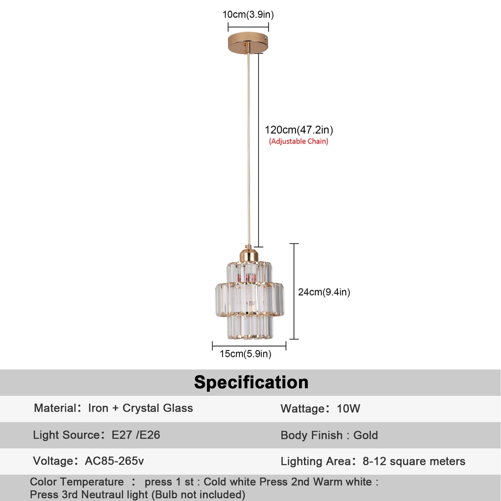 Lyra kristály medálok modern belső terekhez fekete vagy arany színben