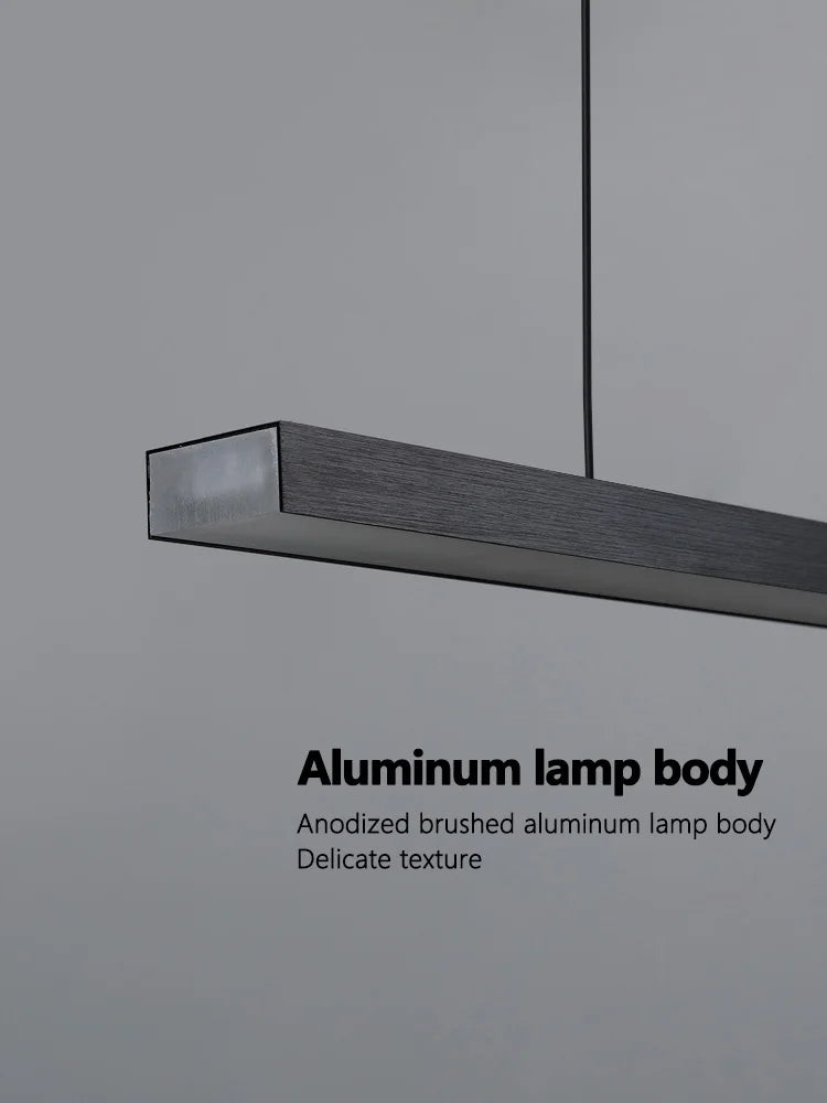 Aurelio Long Bar Pendant Lights With Adjustable LED