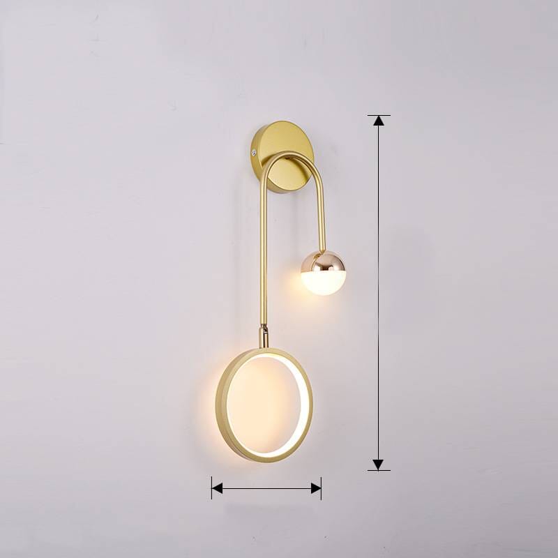 NordicGlow Acrylic Wall Light for Modern Living Spaces