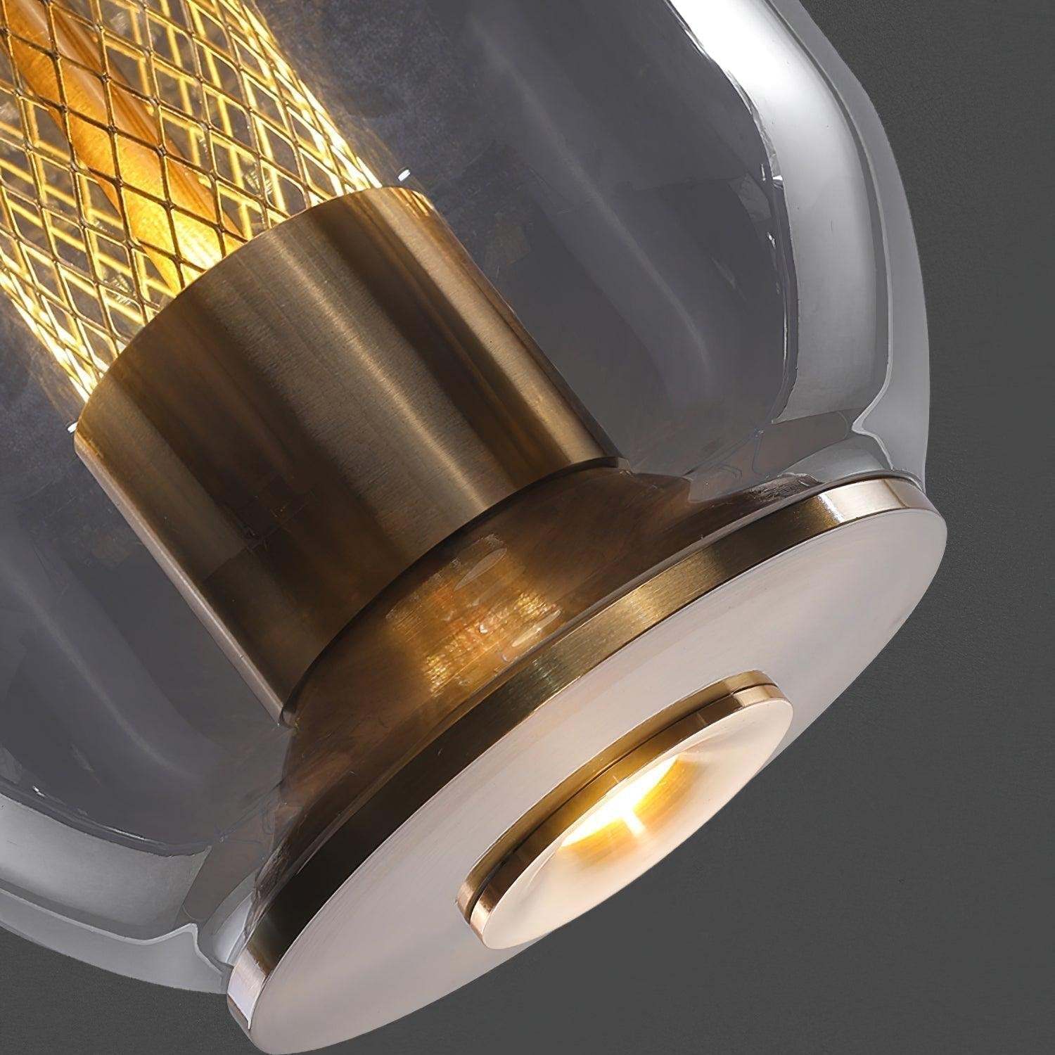 Aurea üveg függeszték lámpák nappalikba lágy, meleg fényű világítással