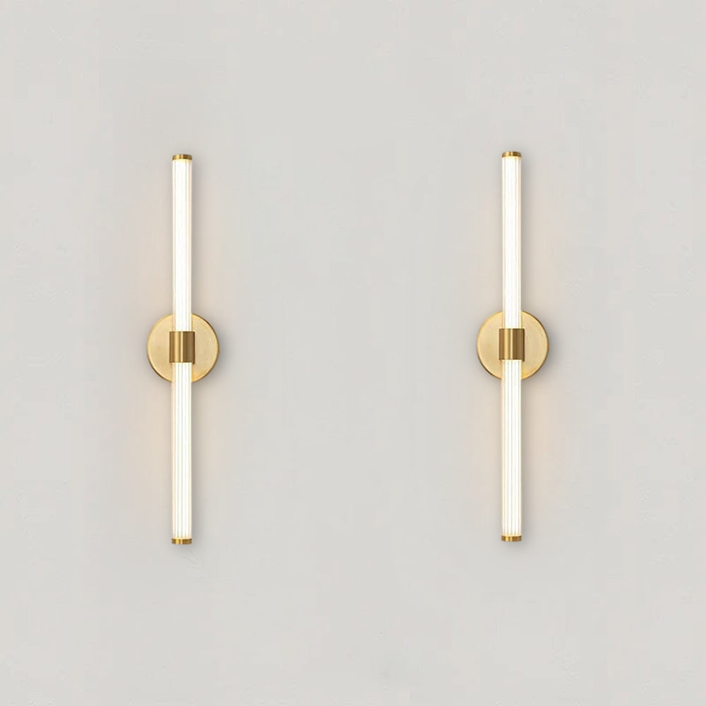 Aurora Crown gouden wandlamp met acryl kap afwerking