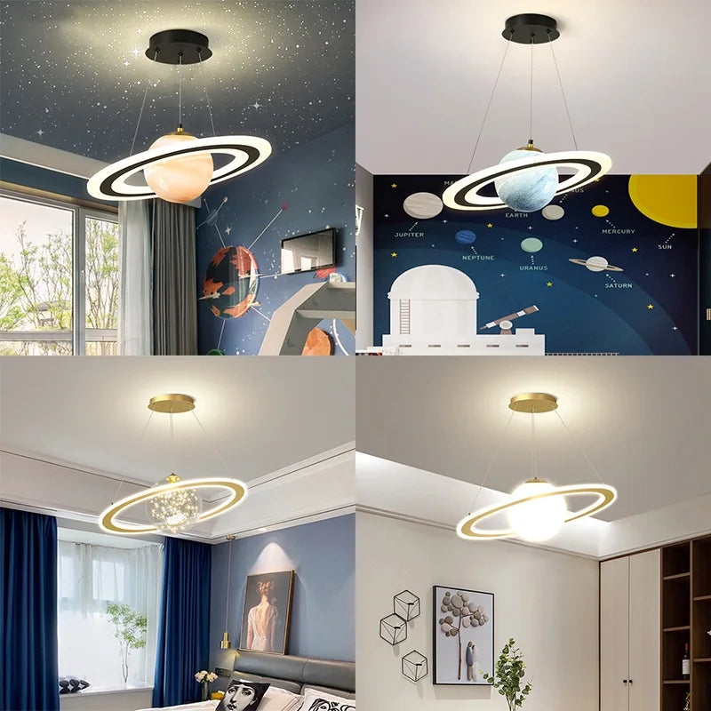Candeeiro de Pendurar CosmoLite Orbit com LED Regulável para Qualquer Ambiente