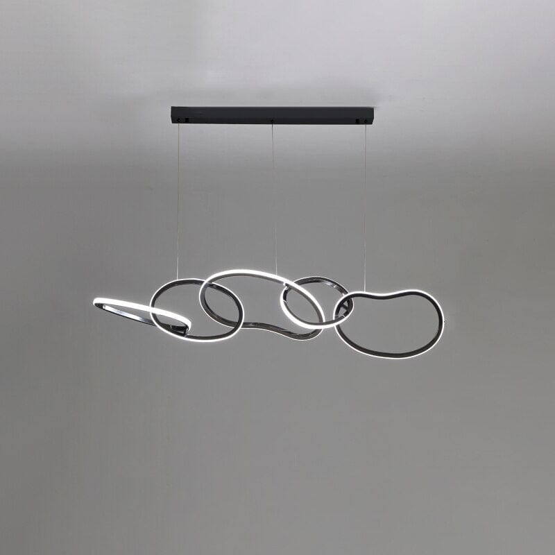 Cirque Ring Pendant Light in Rose Gold or Gold Finish