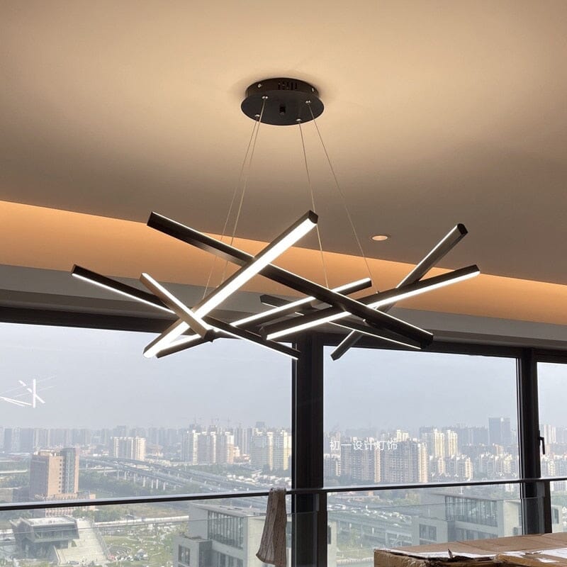 NovaQuell Sputnik Chandelier With Soft LED Ambiance