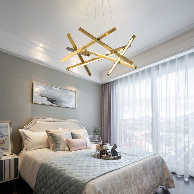 NovaQuell Sputnik Chandelier With Soft LED Ambiance