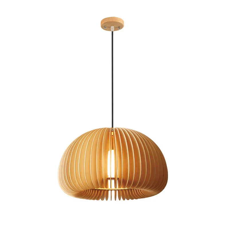 OakVale Pumpkin Pendant Light With Adjustable Height