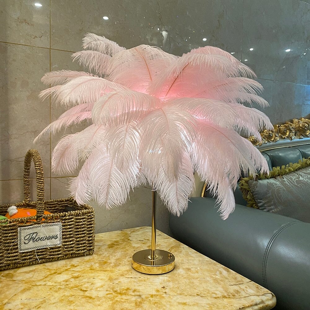 Candeeiro LED Aurelia Feather Iluminação Moderna Minimalista