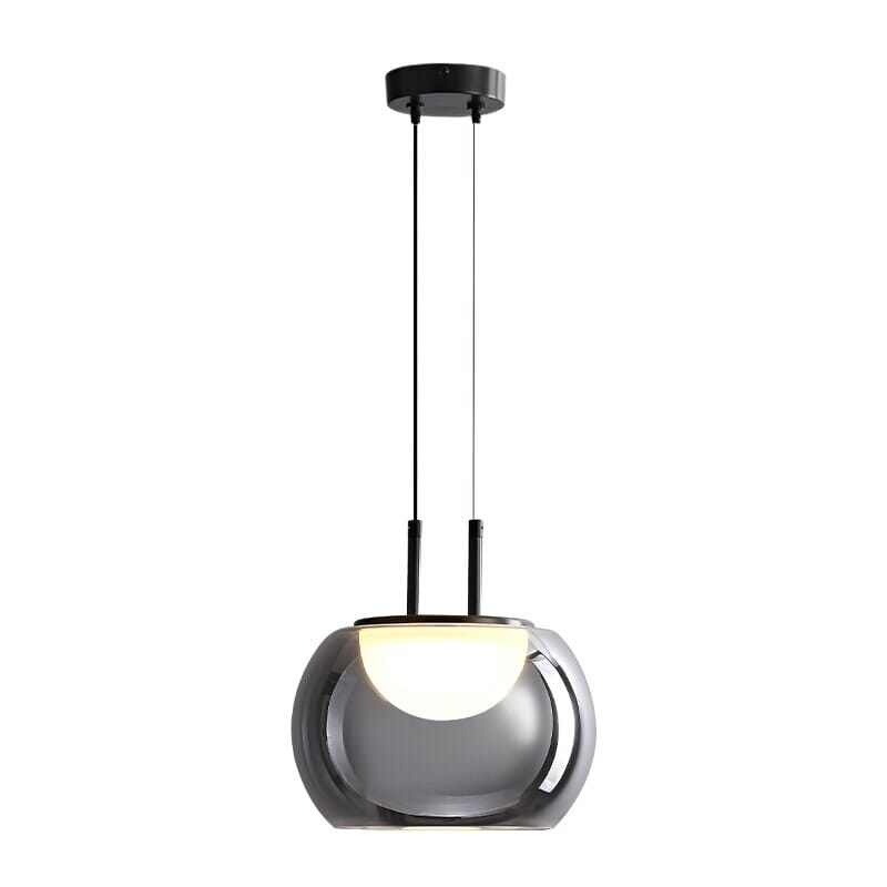 NordicLume Glass Pendant Lights Golden Hue Chandelier